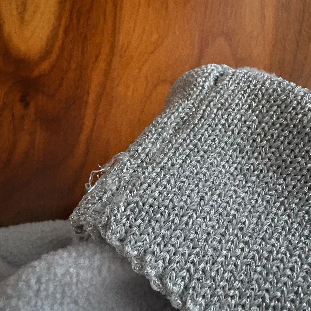 Hunter Original Tall Cable Knit Cuff Welly Boot Socks Size 1-3 big kid, ECU